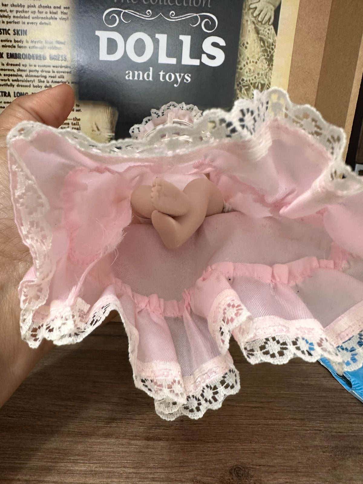 Mini bebé de Porcelana, articulada
