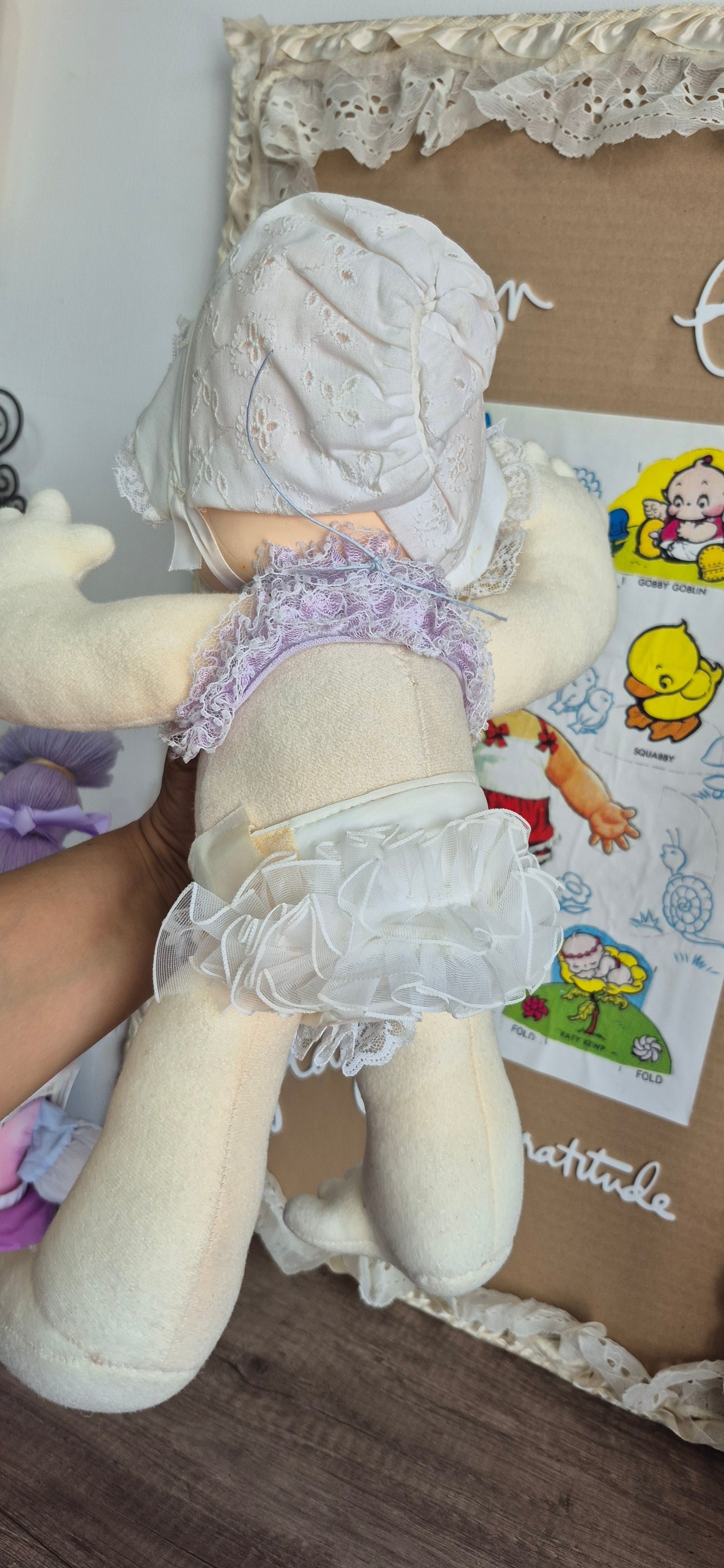 Muñeca antigua cara de pasta