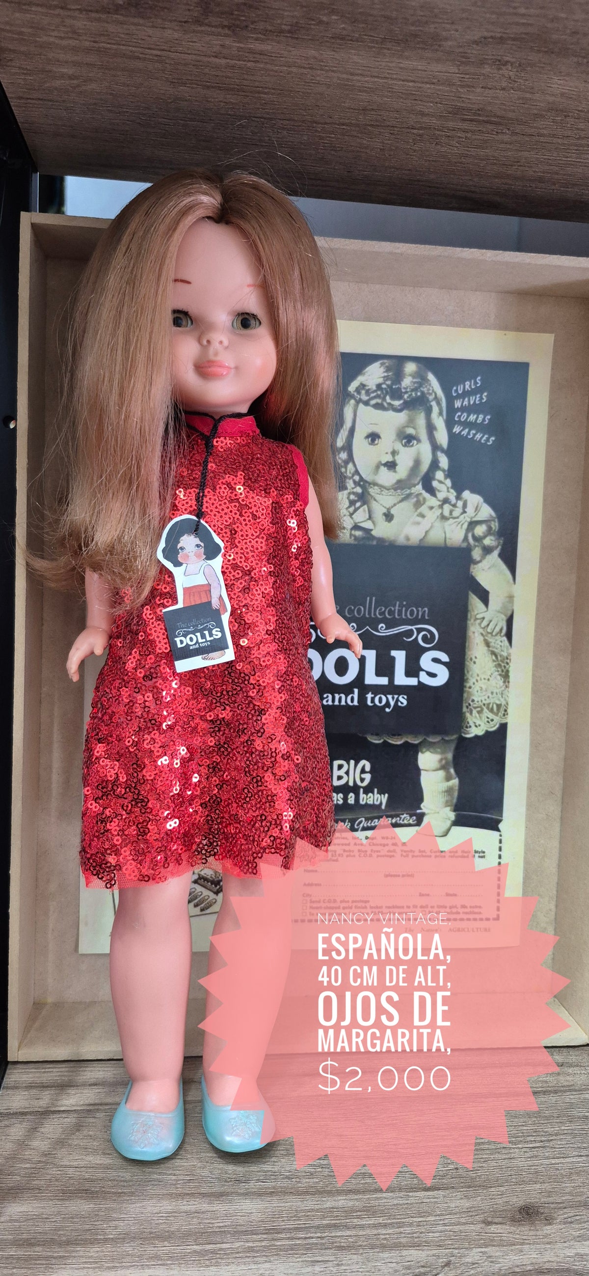 Muñeca española Nancy ojos de margarita vintage