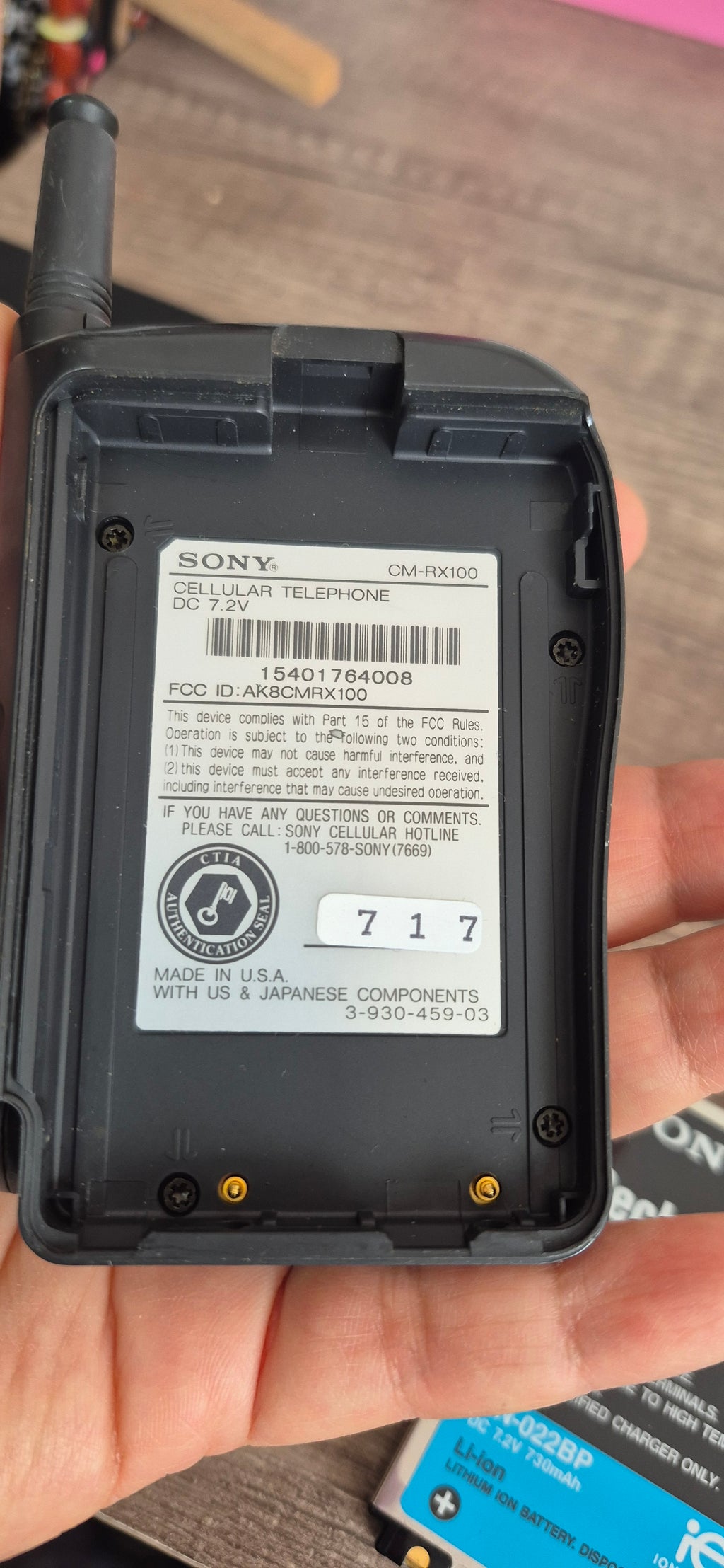 Teléfono de colección sony