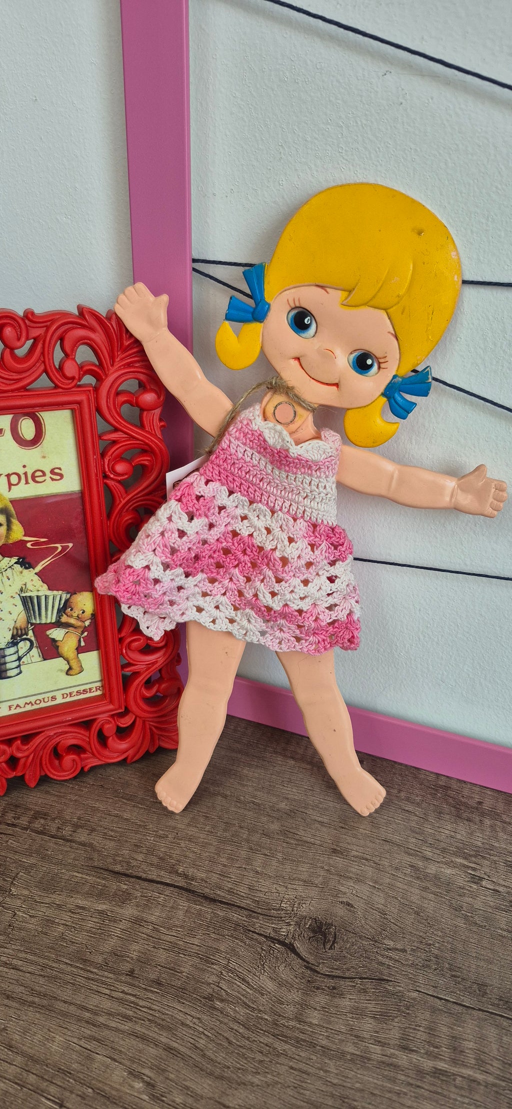 Muñeca plana 1970 durham industries