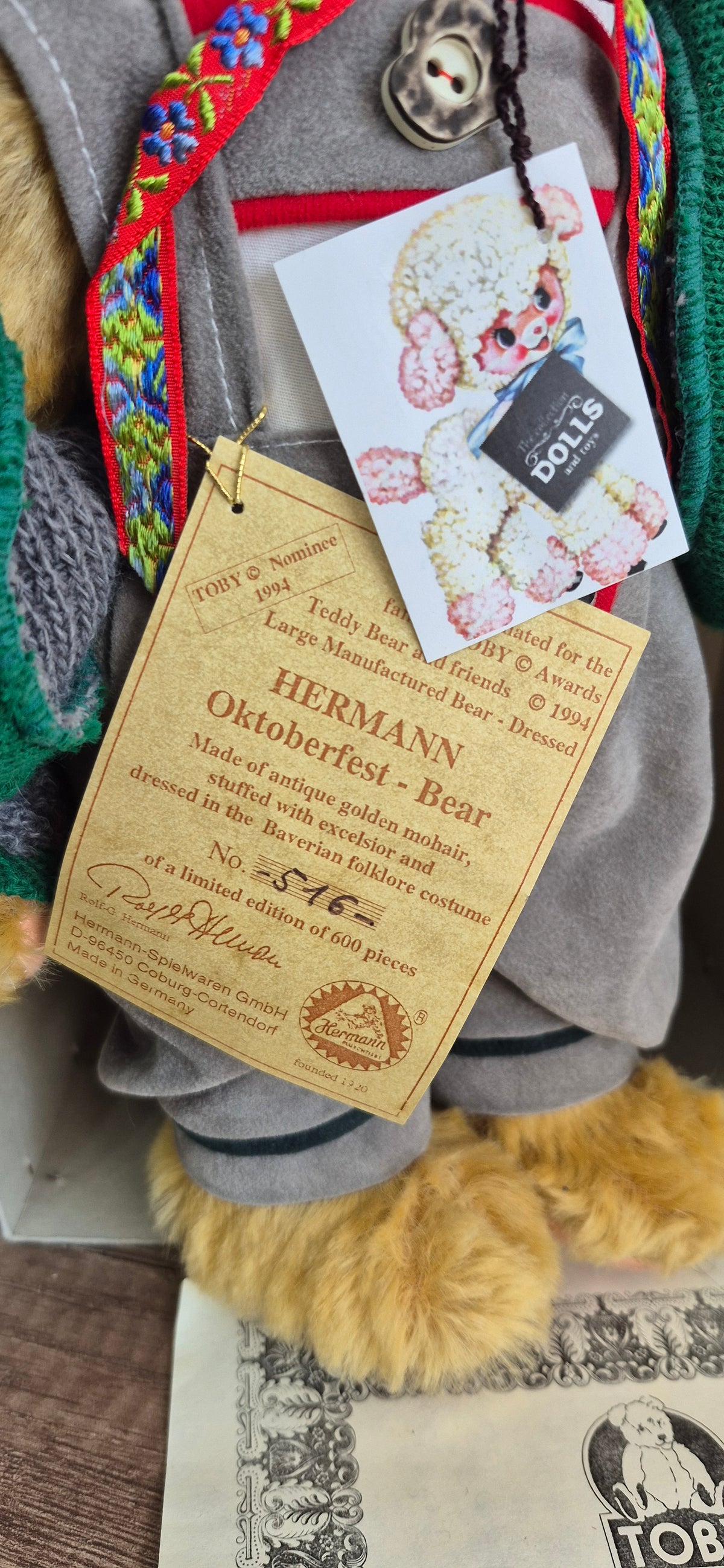 Oso alemán hermann edicion limitada