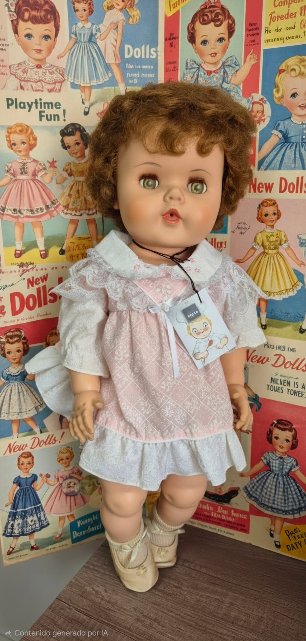 Muñeca de 1950 Amer Char flirty eyes