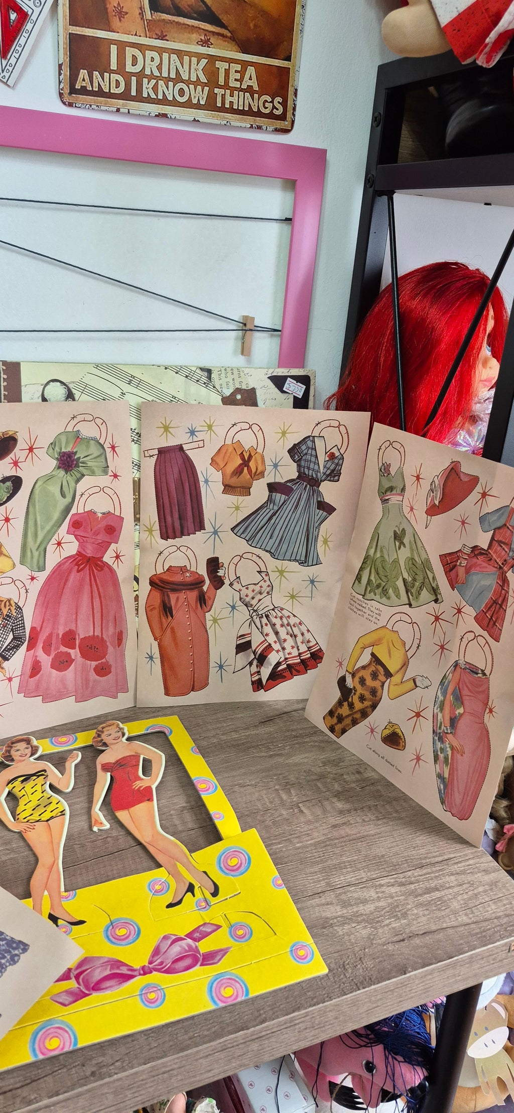Muñecas para recortar de colección