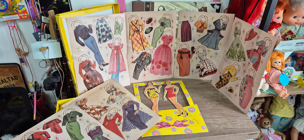 Muñecas para recortar de colección