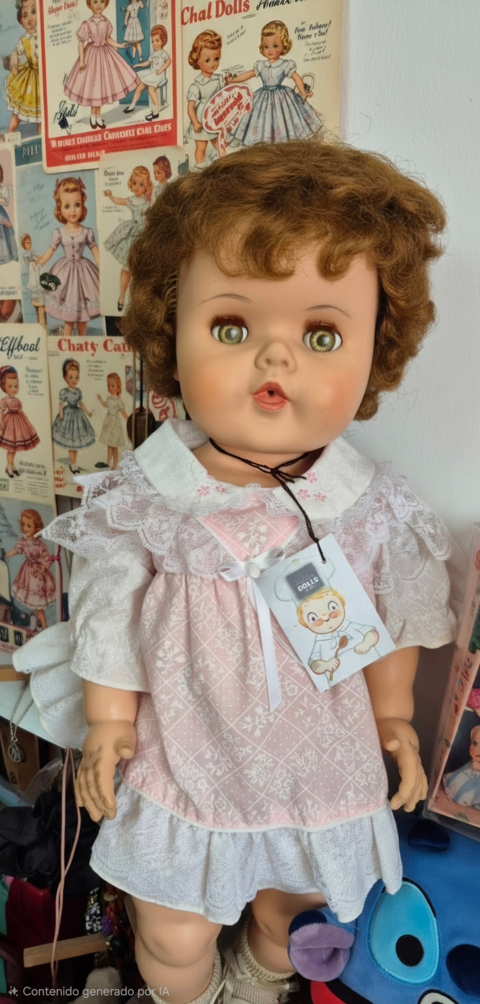 Muñeca de 1950 Amer Char flirty eyes